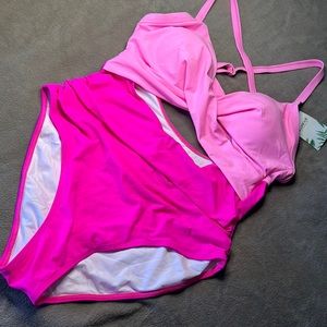 Women’s one piece swimsuit, tummy control